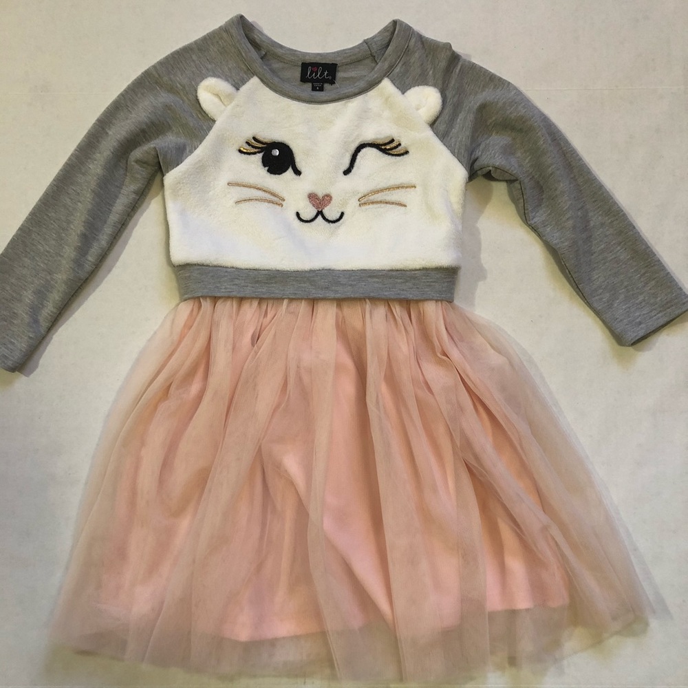 Little Girls Cat Dress